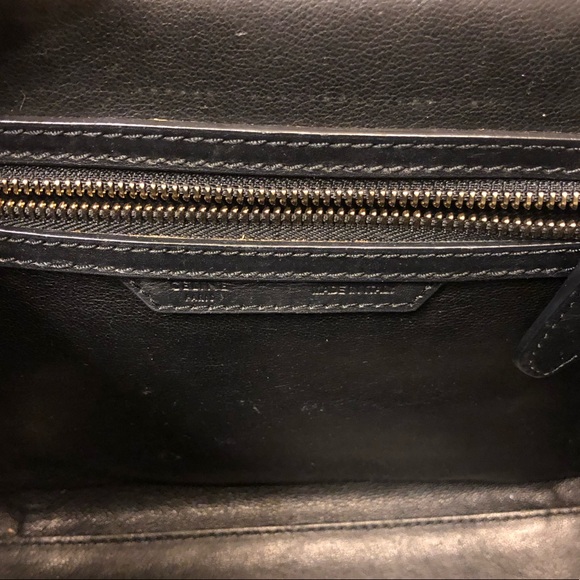SOLD Celine Black Micro Luggage Tote - Picture 5 of 8